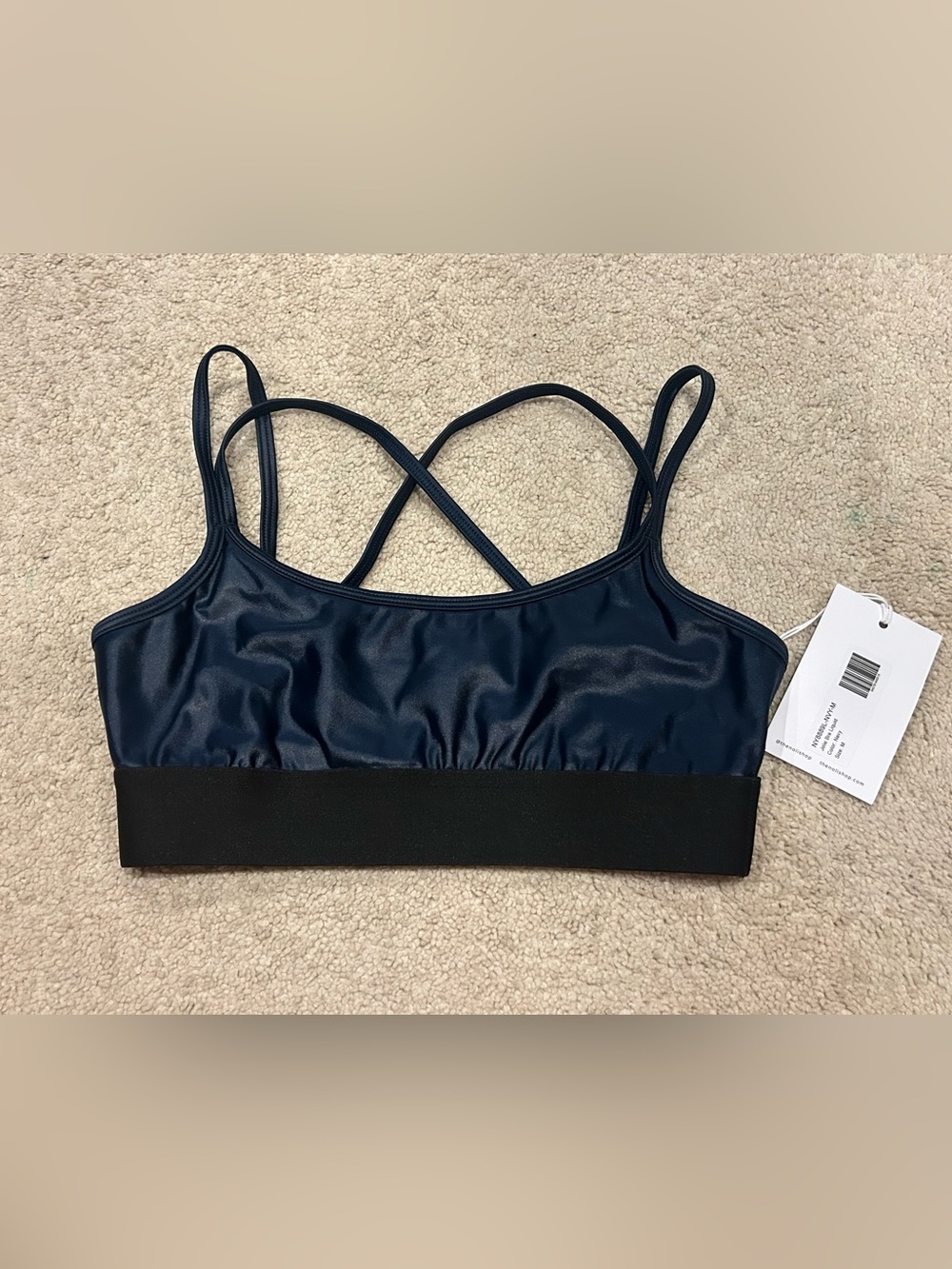 NWT Noli Liquid Jolie Bra- Navy, size M
